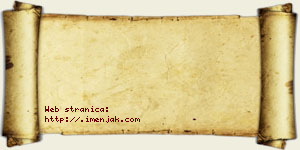 Irena Balzamović vizit kartica